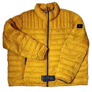 Tommy Hilfiger Men’s 2XL Gold Packable Ultra Loft Puffer Jacket – New With Tags